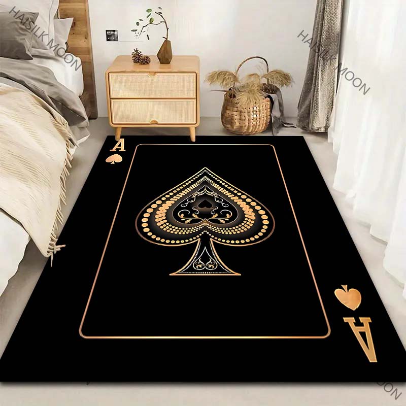 Home Textiles Luxury - 6가지 스타일의 블랙 플레잉 카드 스페이드
