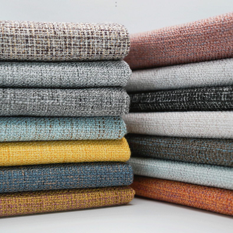 Wool Blanket Herringbone - 코튼 리넨 두꺼운 단색 원단, 방진