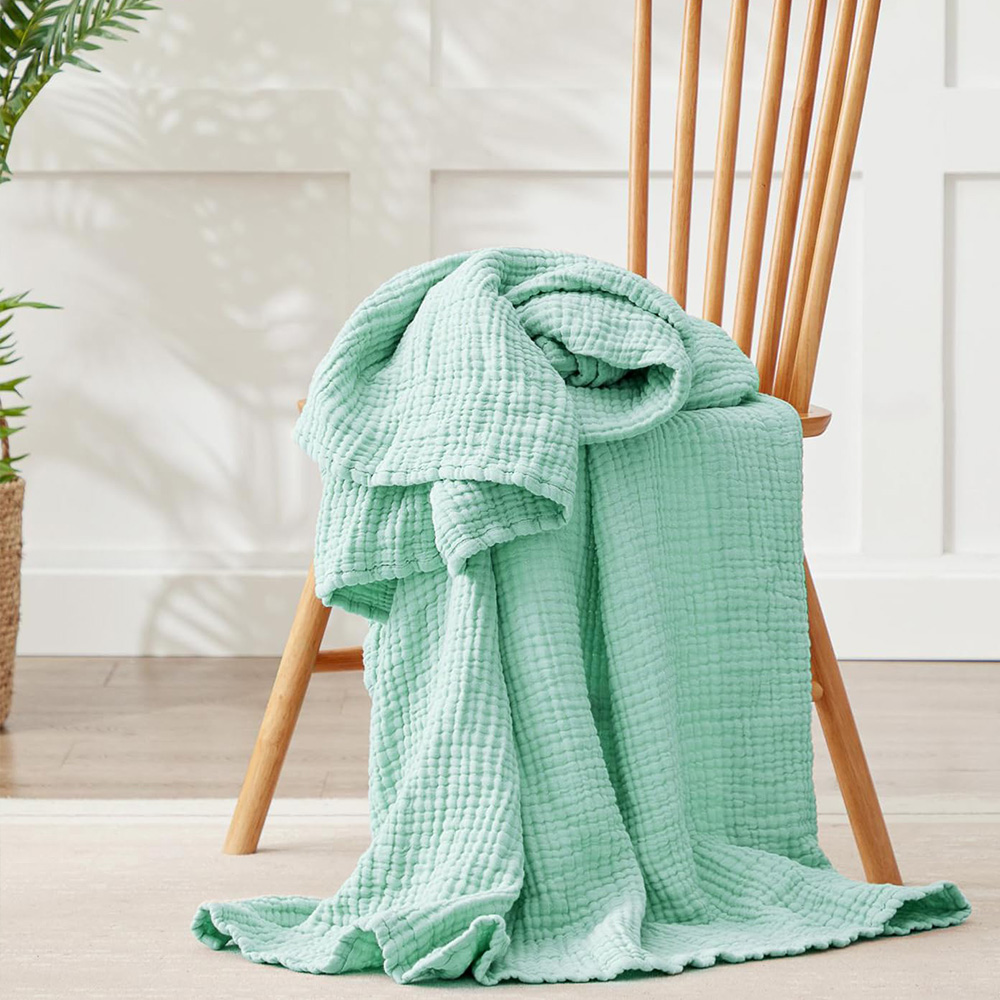 6겹 면 모슬린 담요, 가벼운 면 소재의 시원하고 부드 - Wool Blanket Herringbone 리뷰 및 가격