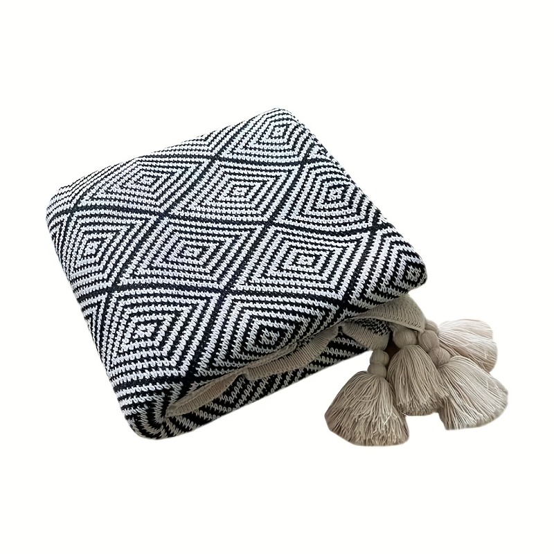 1pcs 가정용 보헤미안 소파 던지기 담요-여행용 다용 - Wool Blanket Herringbone 리뷰 및 가격