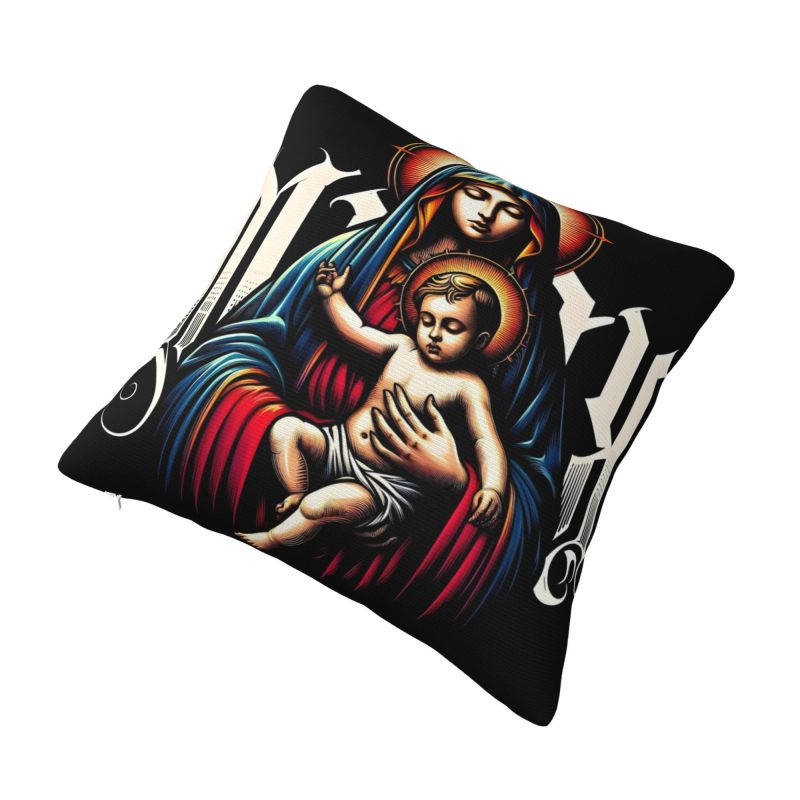 커스텀 메리 어머니 예수 럭셔리 던지기 베개 커버, 자 - Home Textiles Luxury 리뷰 및 가격